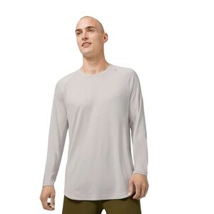 Lululemon Drysense Long Sleeve Sz XXL Heathered Vapor
